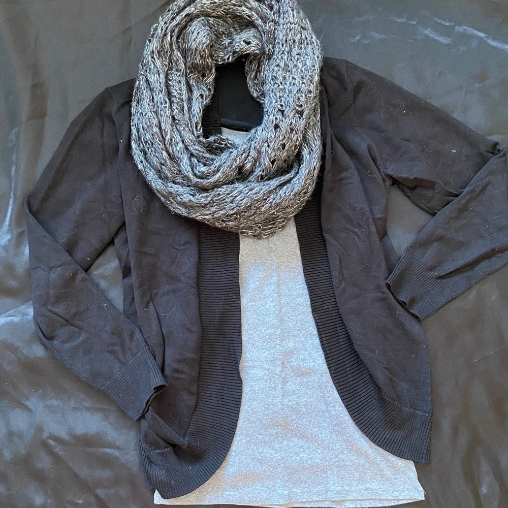 🔥4/$20 Faded Glory Black Cardigan